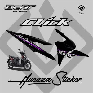 K36 Striping Variasi HONDA ALL NEW BEAT 2024 DELUXE STREET DLL | stricker Print NON TRANSPARAN