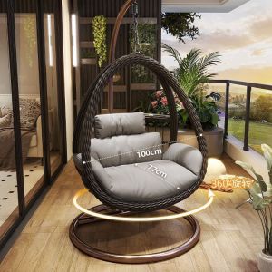 [CozyNest ]Cradle balcony leisure table and chair balcony hanging chair courtyard home rocking chair outdoor swing chair outdoor courtyard