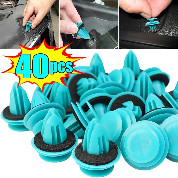 2040pcs Green Nylon Retaining Clip Car Interior Door Panel Bumper