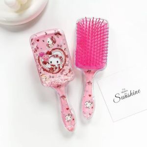 Cartoon Cartoon Glitter Cute Glitter Sanrio Comb Air Cushion Comb Airbag Comb Female Kuromi Square Hairdressing Comb