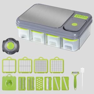 Sacesr Multi Functional Vegetable Slicer Stainless Steel Cutting Board Anvil Kitchen Vegetable Slicer Kitchen Gadgets Accessories N7Y3P