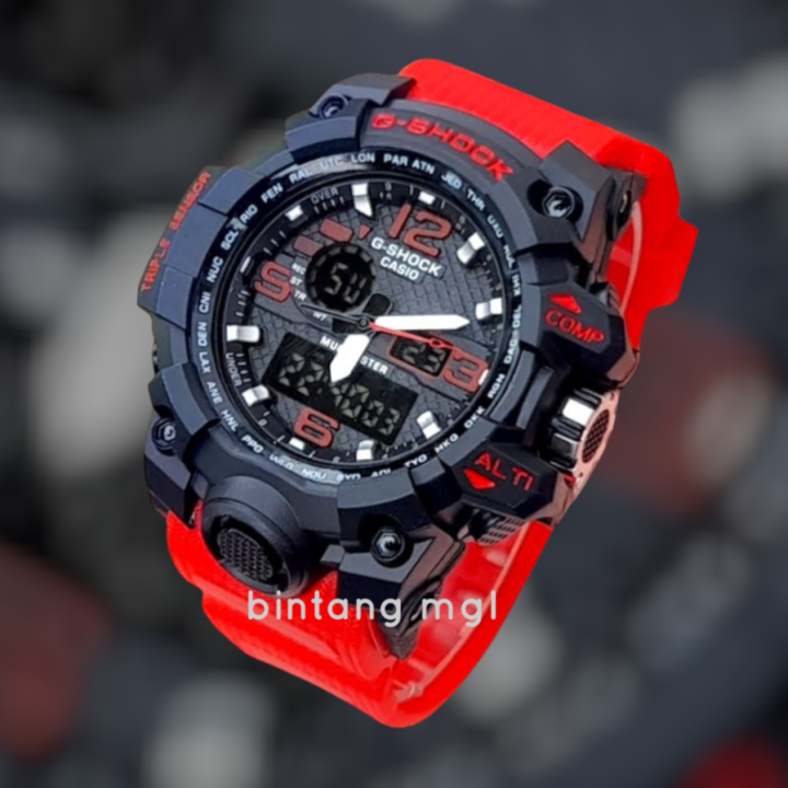 JAM TANGAN PRIA CASIO G SHOCK TERBARU DUAL TIME AKTIF DIGITAL DAN