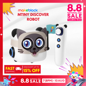Makeblock mTiny Discover Robot Kit | STEM Educational Toys for Kids Ages 3 to 6+ suitable for learning social-emotional with Built in Battery