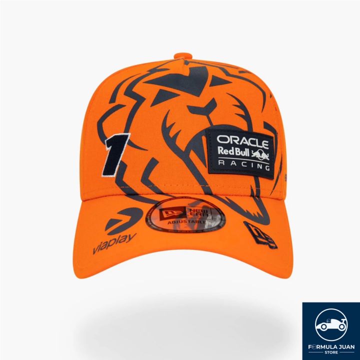 Red Bull Racing 2023 Max Verstappen Orange Lion Driver Cap Limited