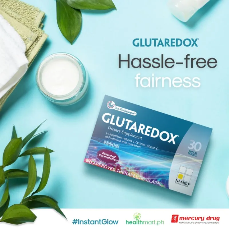 glutaredox l-glutathione GLUTAREDOX with FREEBIES! Authentic Safe and Effective Glutaredox L- Glutathione Sublingual Lozenges