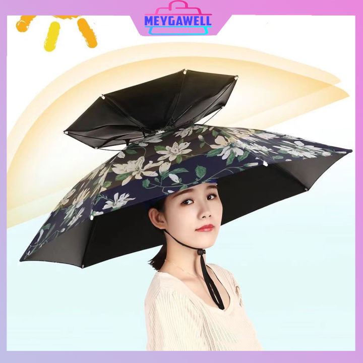 Umbrella Hat With Fan Umbrella Hat Pack Of Colorful Party Hats 20 Inch, Hands Free, Funny  Rainbow Colorful Beach Par Gift For Family GGZ SZRH A-F Fruugo PH