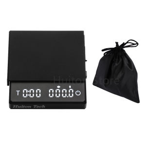 Mini Pour Over Coffee Scale with Timer 0.1g High Precision USB-C Digital Scale 2kg Built-in Mat & Storage Bag for Home Drip Coffee Brewing