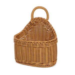 MIRACLE HOME STORE Plastic Vegetable Fruit Storage Baskets Hanging Woven Garden Plant Baskets Multipurpose Hangable Design Wall Shelf Basket Home