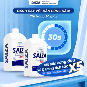 Combo 2 chai tẩy đa năng SAIZA 1000ml làm sạch mảng bám vệ sinh toilet khử mùi diệt khuẩn 99.9%
