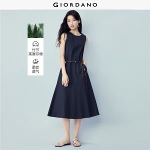 Giordano Beau Monde Women Women Dress - Slight Elasticity Free Shipping 13466255