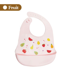 Ivorybaby Baby Bibs Silicone Celemek Makan Slabber Bayi Bpa Free