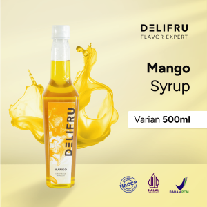 Mango Syrup Delifru 500 ml - Sirup Mangga Premium