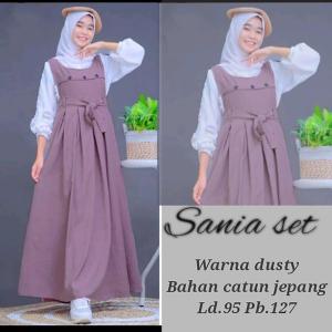 Gamis Khumaira Dress Muslim Anak Tanggung Usia 11-18 Tahun Katun Polos