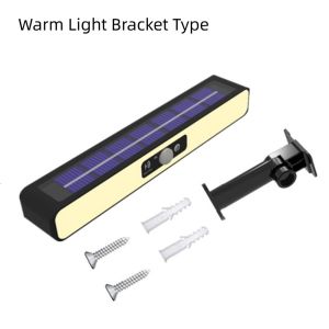 FOUNDTWO 3 chế độ ánh sáng Đèn kẹp năng lượng trời Siêu sáng Cảm biến cơ thể con người Đèn năng lượng trời LED Di động Ánh sáng trắng/Ánh sáng ấm Đèn sân vườn ngoài trời Sân trong