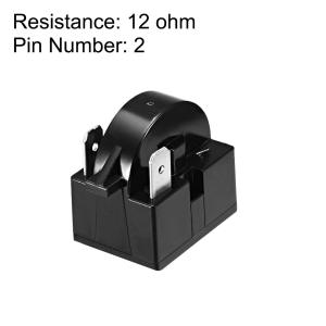QP2-4R7 12/15 Ohm 2/3-Pin PTC Start Relay Replacement Compatible with Vissani Danby Compressor for Mini Fridges Compact Refrigerators Beverage Wine Beer Coolers Deep Freezers