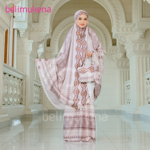BELIMUKENA PREMIUM - Mukena Dewasa Premium Silk Laser Cut Motif Tara