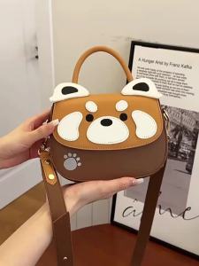 Túi yên ngựa đeo chéo vai phong cách hoạt hình dễ thương túi đi làm độc đáo túi xách nữ thời trang.