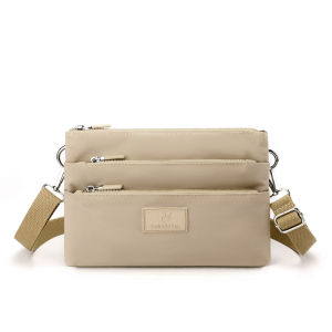 【Colorful Fox】túi đeo chéo nhỏ dễ thương cho bé gái túi đeo vai Ni-lông chống nước thiết kế nhiều túi 9 màu để lựa chọn