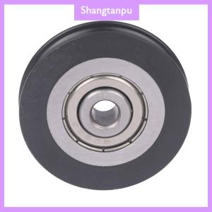 [shangtanpu] 6x39x8mm thay đổi cửa ròng rọc lõm bánh xe U rãnh dây dây trên đường bánh xe cao su bọc nhựa nylon mang con lăn