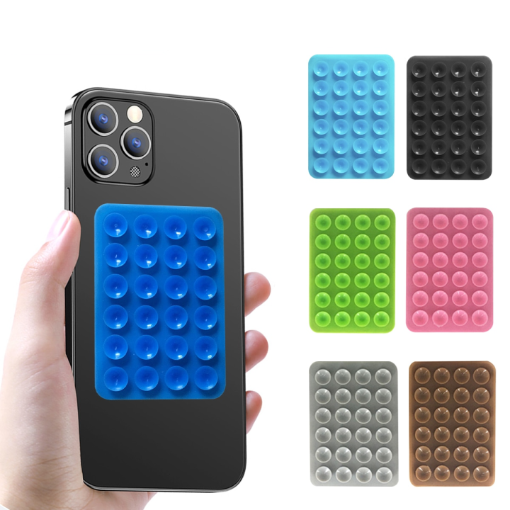 Support Téléphone Ventouse Magnétique KAWAAN – Silicone, 24 Ventouses, Aimant Puissant, Pour Douche Et Vidéos
