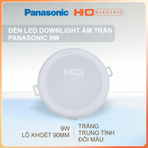 Đèn Led Downlight âm trần Panasonic 9W 12W hàng chính hãng