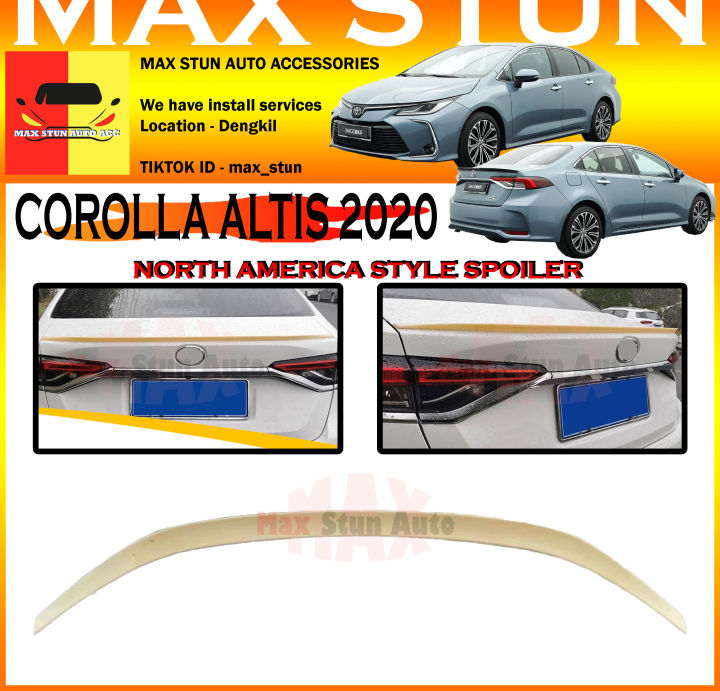 TOYOTA COROLLA ALTIS 2020 NORTH AMERICA STYLE SPOILER DUCKTAIL ALTIS ...