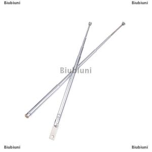 [COD] Biubiuni เสาอากาศวิทยุ FM แบบเต็มช่องสัญญาณ17 25ซม. เสาอากาศแบบยืดหดได้ทำจากโลหะ5 M2.5เสาอากาศแบบหมุนได้