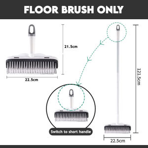 [2 in 1] Kitchenut Cleaning Brush With Scraper Extendable Handle Berus Lantai 二合一厨房地板刷 墙壁刷 Kitchen Floor Cleaning Brush