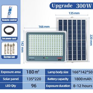 🔥Local Seller+Buy1Take1🔥New1200W Solar Light Outdoor Solar Flood Light Solar Garden Light Solar Spotlight LED Outdoor Solar Light Solar Led Light Solar Panel Ip67 Waterproof 太阳能户外灯