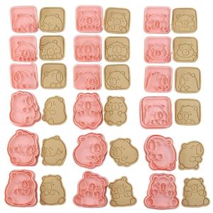 Pack of 18 Delicate Capybara Cookie For Baking And Decorating Ideal For Childrens Parties And Celebration
