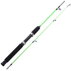Sougayilang 1.2m/1.8m Resin Fishing Rod Carbon Fishing Rod 2 Sections Spinning Fishing Rod Portable Travel Fishing Rod