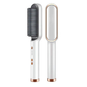 2in1 Hair Straightener Hair Iron Comb with Temperature Control / Pelurus Rambut