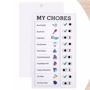 Reusable House Chores Board for Kids and Adult To Do List Board Checklist Magnetic Board