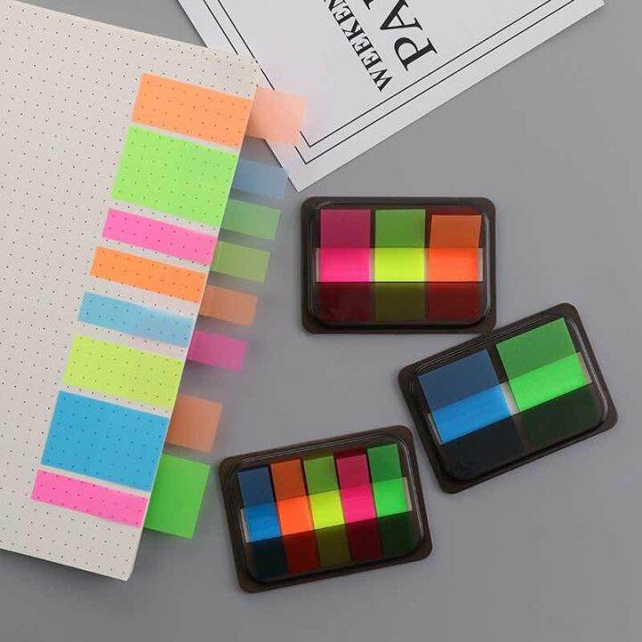 100 Sheets Colourful Index Tabs Flags Sticky Note Sticker Labels | Lazada