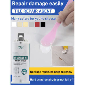 Filling Holes Tile Repair Paste Repair Tile Floor Glaze Cracks Paste Epoxy Tile Marble Repair Agent Leave No Trace Environmentally Friendly Tile Repair Glue Tile Gap Filler Tile Grout