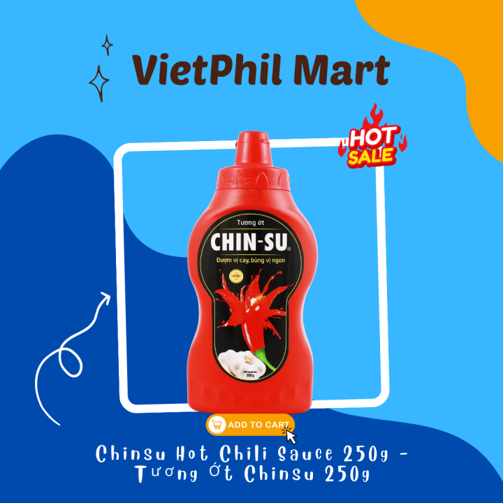 Original Vietnamese Hot Sauce for Phở, CHINSU Hot Chili Sauce for