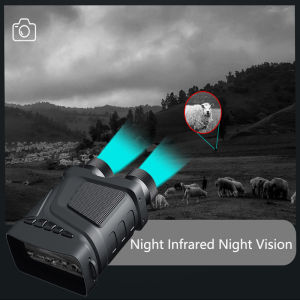 R12 Infrared Binoculars Night Vision Device 1080P HD 5X Digital Zoom Hunting Telescope Outdoor Day Night Dual Use 300m