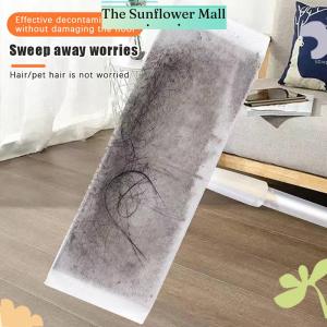 Sunflower 30 100Pcs Of Dust Removal Paper Disposable Household Dust Removal Cloth Electrostatic Mop Pad Floor Tile Floor Cleaning Supplies