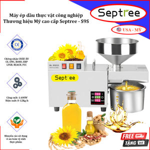 Máy ép dầu thực vật công nghiệp dùng trong nhà hàng khách sạn. Công suất 1600W. Thương hiệu Mỹ cao cấp Septree - S9S