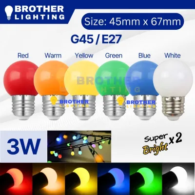 [SIRIM] E27 LED Bulb 5W 9W 12W 15W Energy Saving Super Bright Light Bulb Lamp Lampu Mentol B22 Colour Bulb Warm 3000K / Cool 4000K / White 6000K