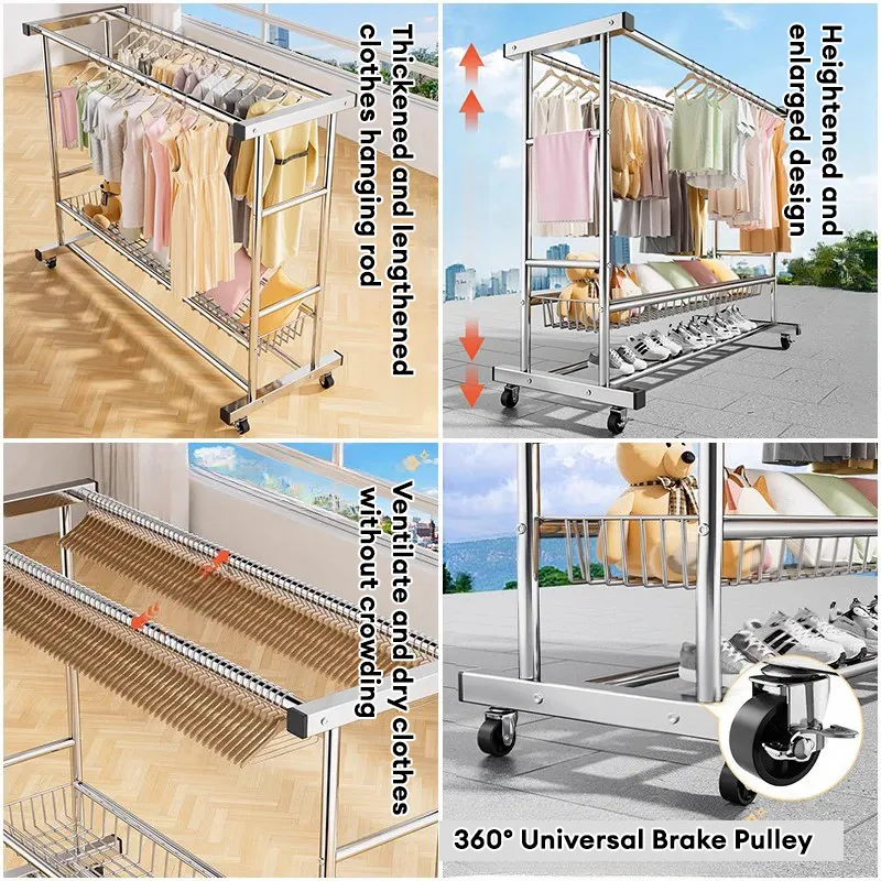 DOUBLE HOUSE Sampayan Stainless steel clothes drying rack