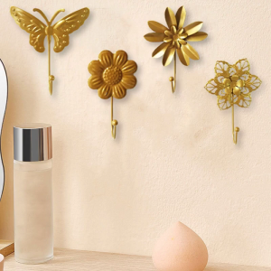 Wall Hooks Decorative Modern Keys Holder Towel Rack Wall Mount Metal Hook for Hanging Small Thing Heavy Duty