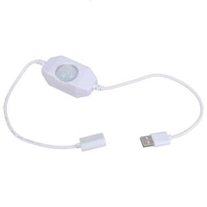 3-8m Sensing Distance 5V USB Power PIR Motion Sensors Switches for LED Night Light with USB Interfaces Easy Installation