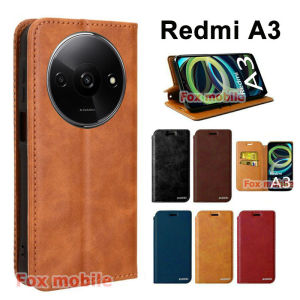 Redmi A3 เคสฝาพับ ตั้งได้ ล็อคได้ สำหรับ เรคมี่ เคสกันกระแทก RedmiA3 ใส่บัตรได้ รุ่นใหม่ พร้อมส่งในไทย XUND
