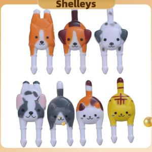 [Shelleys] 7 chiếc cái bộ lựa chọn thực phẩm hoạt hình động vật mini dễ thương dĩa ăn vặt cho trẻ em Đồ ăn trái cây