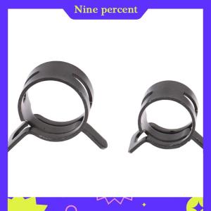 Nine percent 10pcs hose Clamps ท่อน้ำมันเชื้อเพลิงสายท่อน้ำยึดห่วงท่ออากาศยึดสปริงคลิปเส้นผ่านศูนย์กลาง6mm 7mm 8mm 10mm 12mm 14mm 16mm 20mm