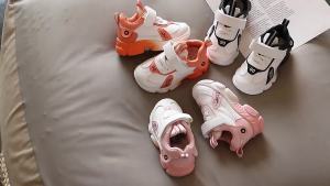 Size 20-31 Children Wear-resistant Casual Sports Shoes Baby Anti-slip Toddler Shoes Girls Boys Kids Soft Bottom Running Sneakers