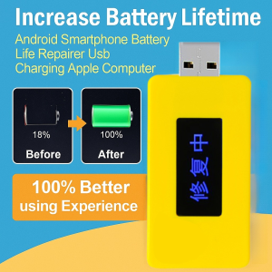 Smartphone Battery Repair Device Enhance Battery Life USB Adapter Universal Apple Android