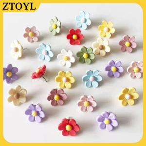 ZTOYL  Nhựa Hoa Thumbtacks Hoa Pushpins An Toàn Trang Trí Hội Đồng Quản Trị Pins Cho Ảnh Tường Nghệ Thuật Tự Làm Văn Phòng Memo Hiển Thị 20Pcs