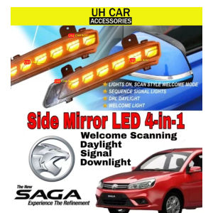 PROTON SAGA FL FLX VVT PERSONA PREVE SIDE MIRROR LED WINKER LAMP LIGHT LIGHTS DRL